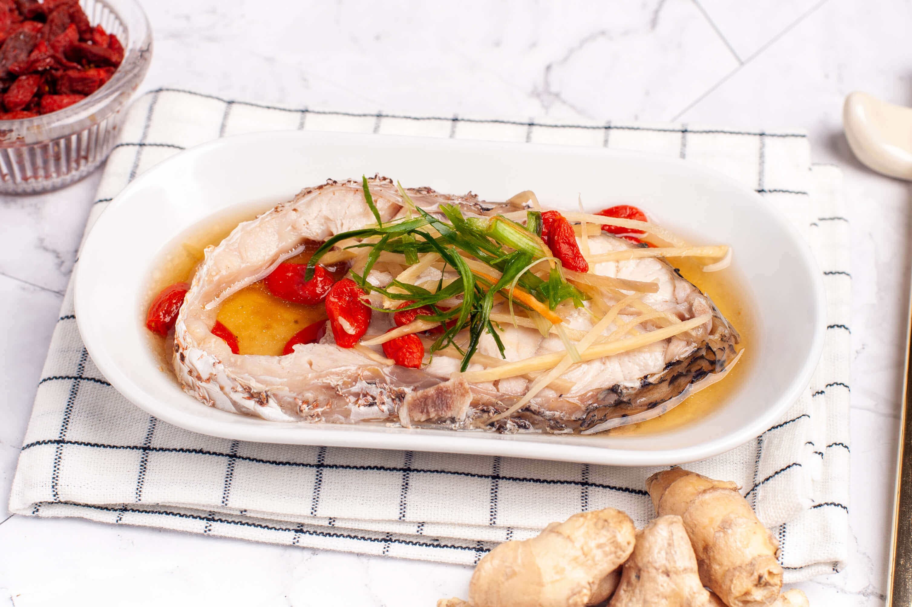 Hua Diao wine steamed fish