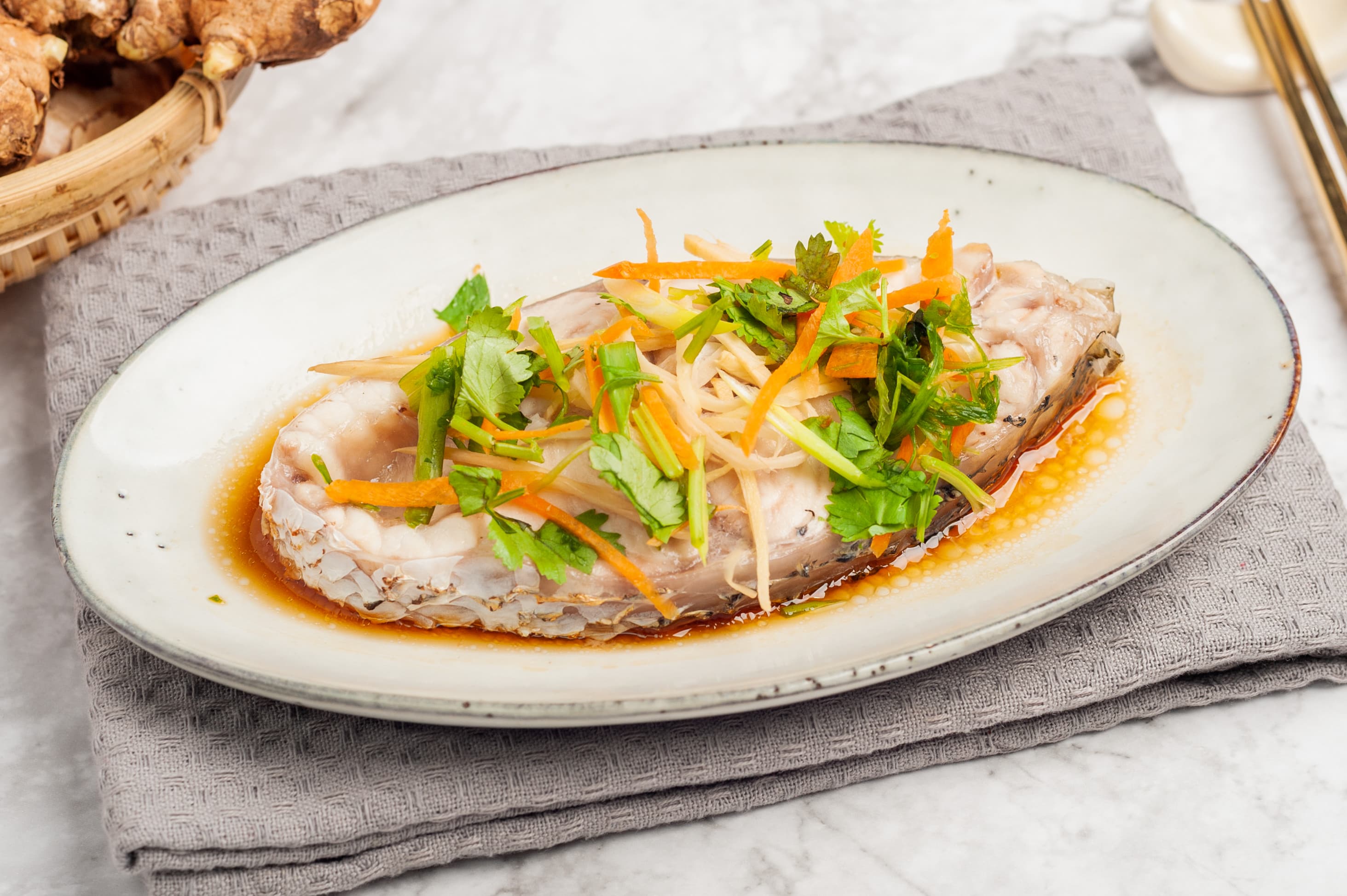 Hong Kong style steamed fish