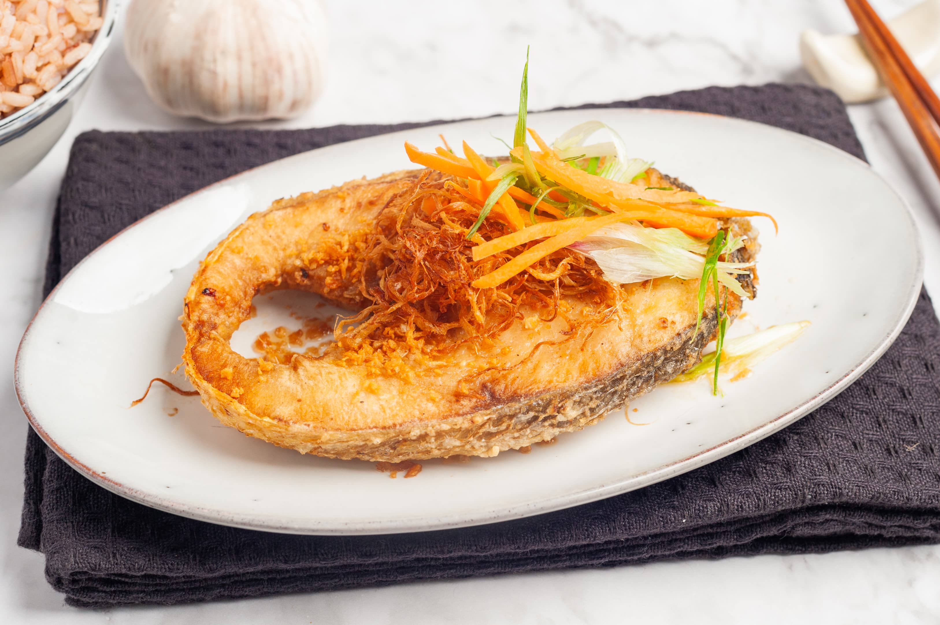 Pan fried fish