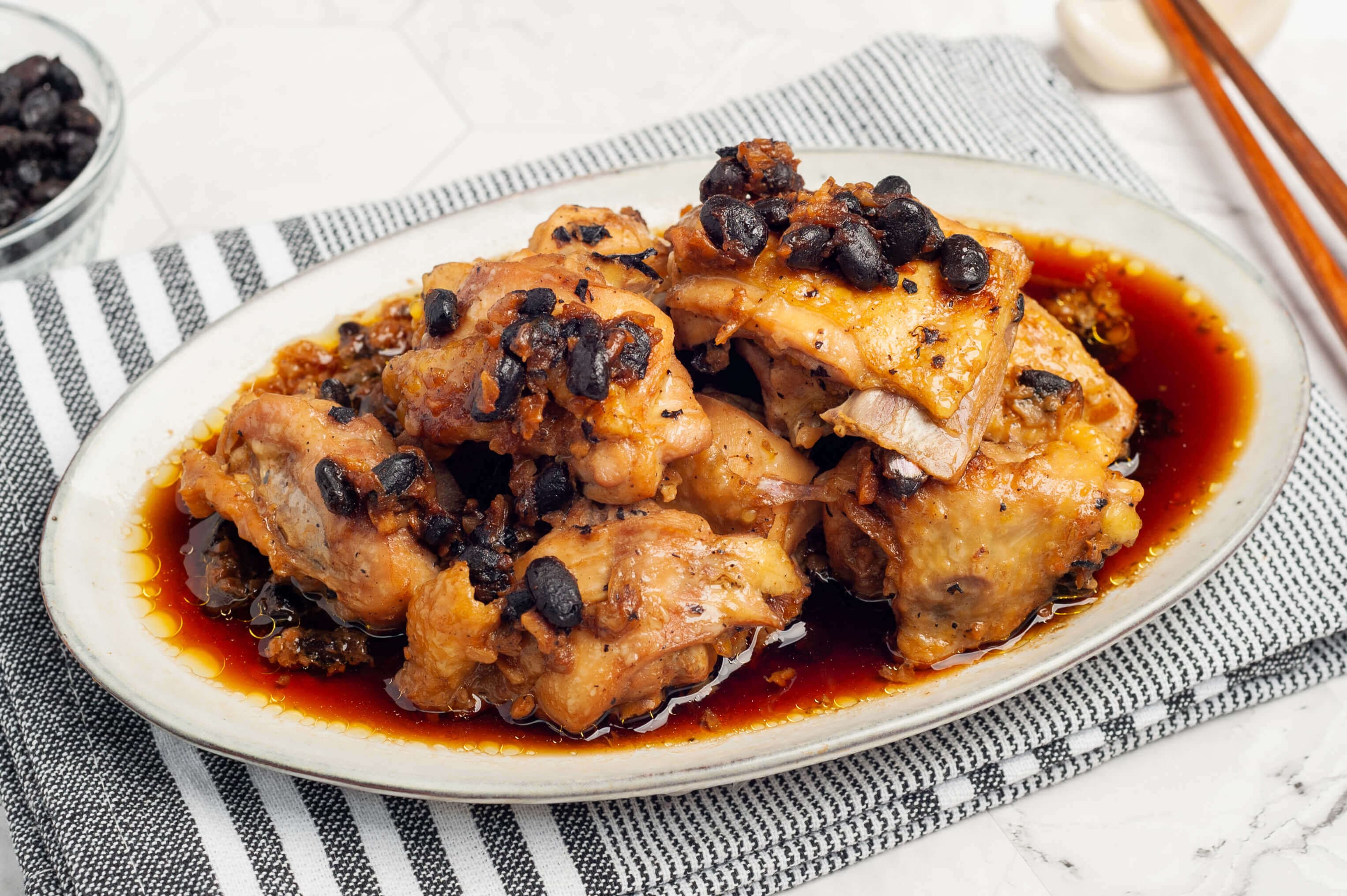 Steam Chicken with Fermented Black Bean