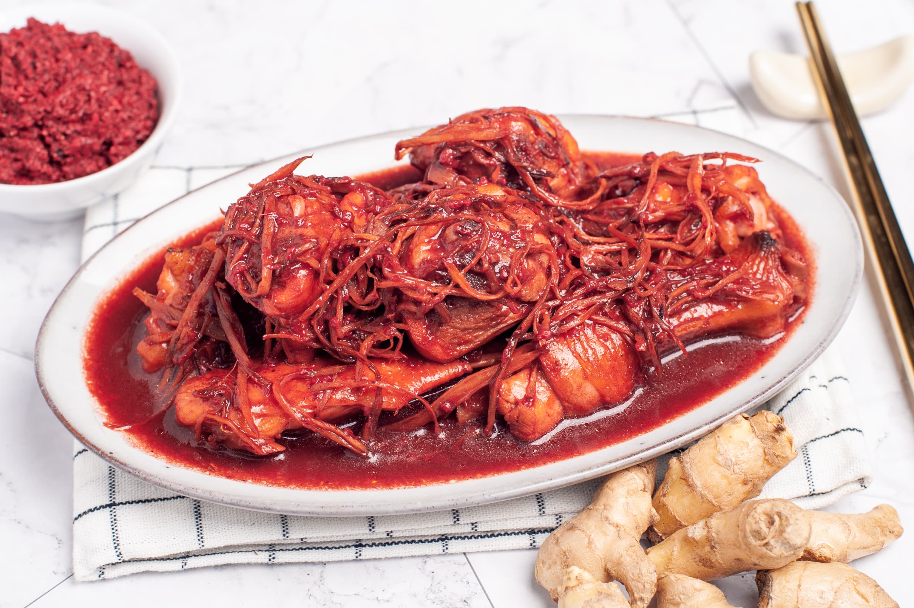 Fuzhou Red Glutinous Rice Wine Chicken