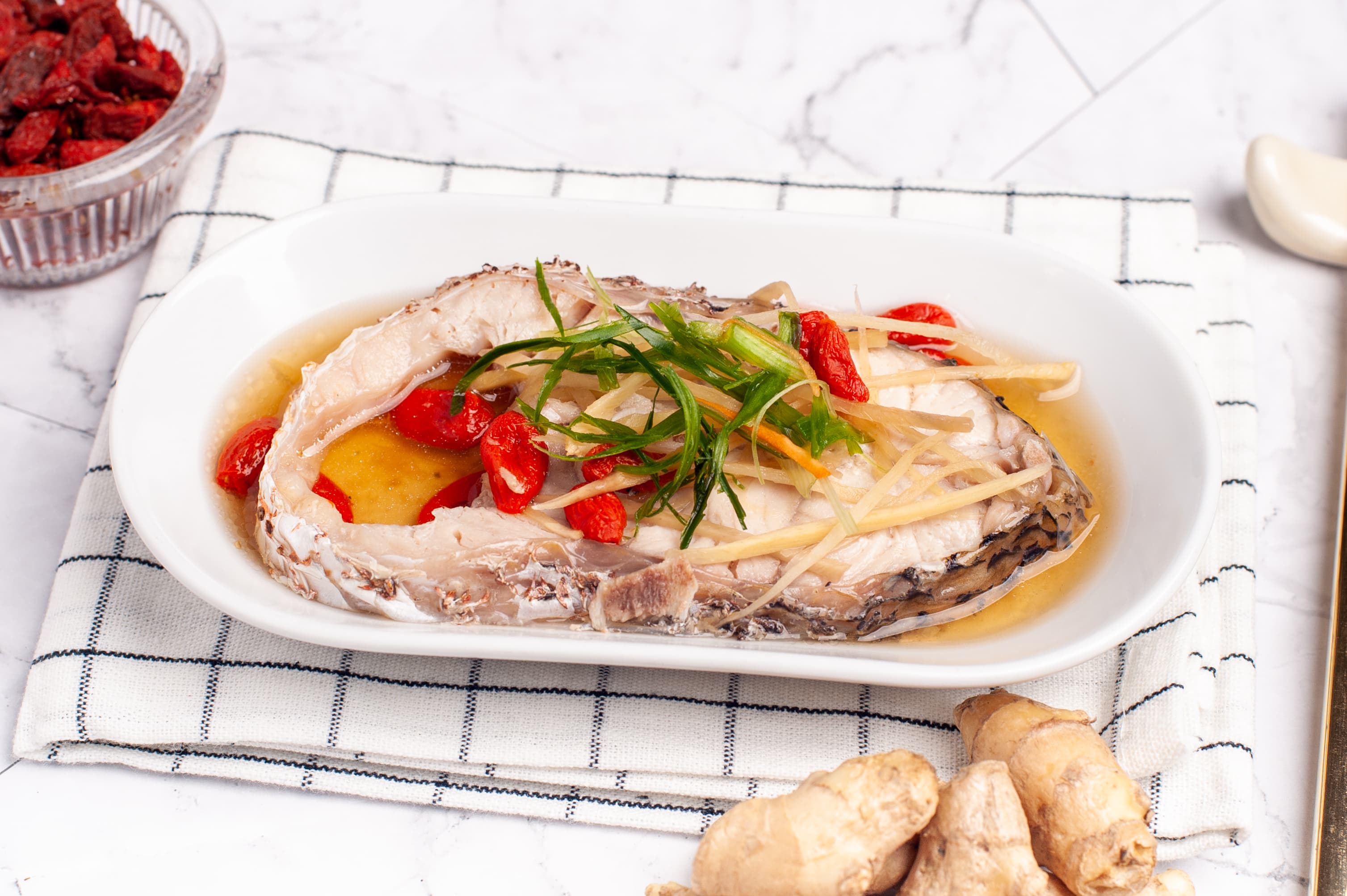 Hua Diao Wine Steam Fish