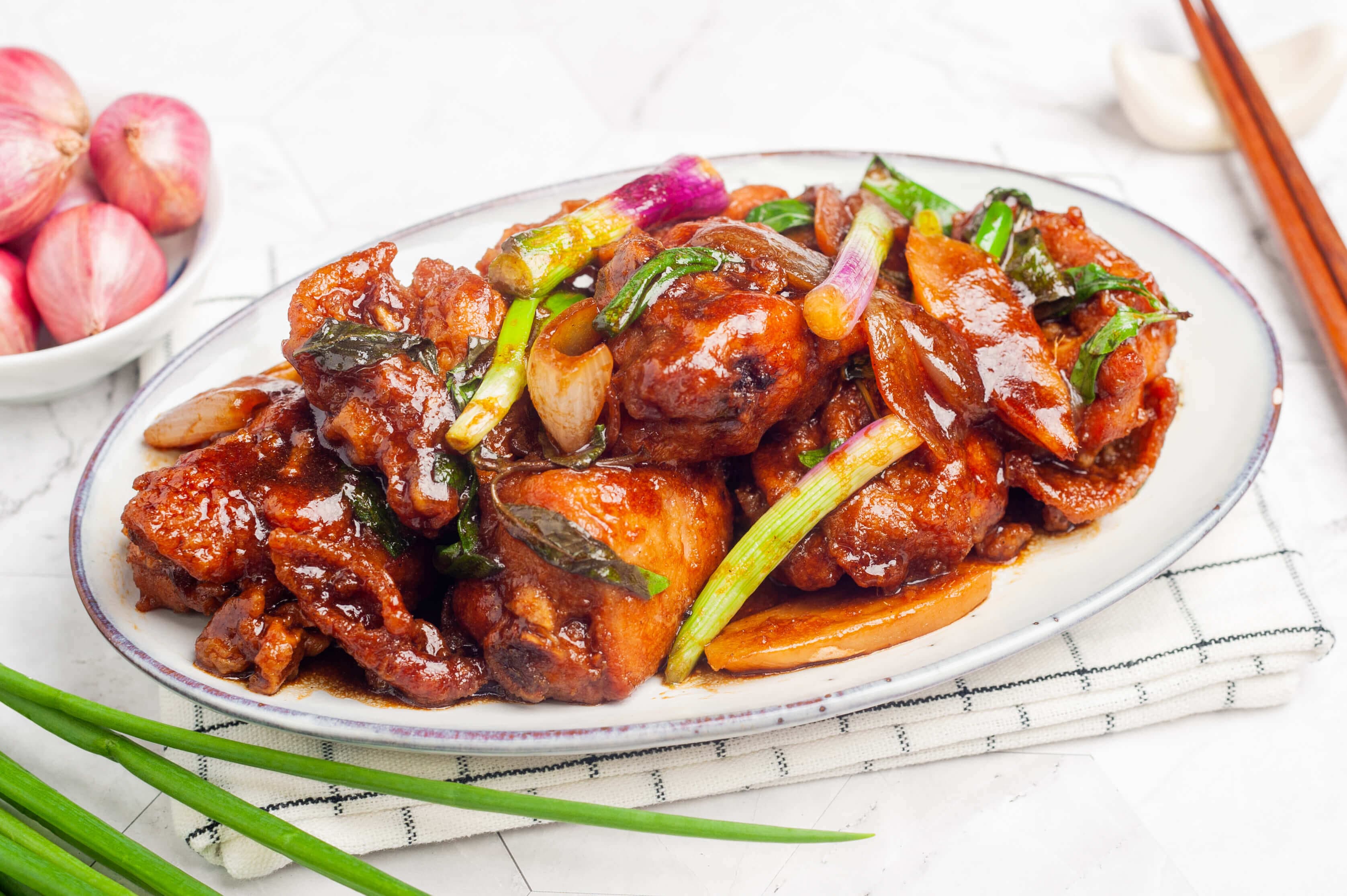 Taiwanese Three Cup Chicken
