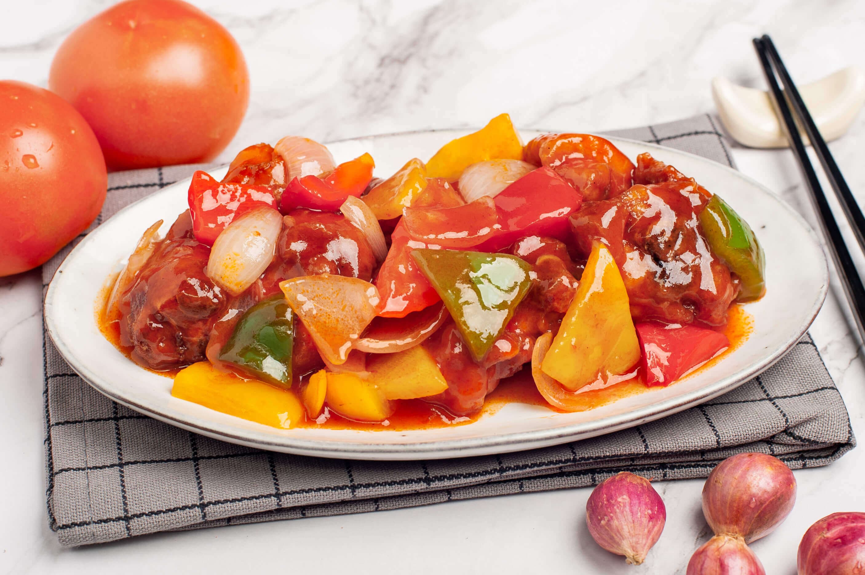 Authentic Cantonese Sweet & Sour Chicken